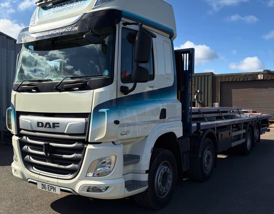 An Eynesbury rigid flatbed lorry