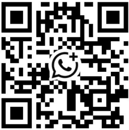 QR code to message us on WhatsApp