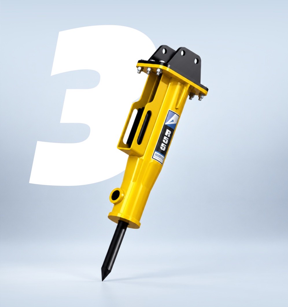 A hydraulic breaker for 3 ton diggers
