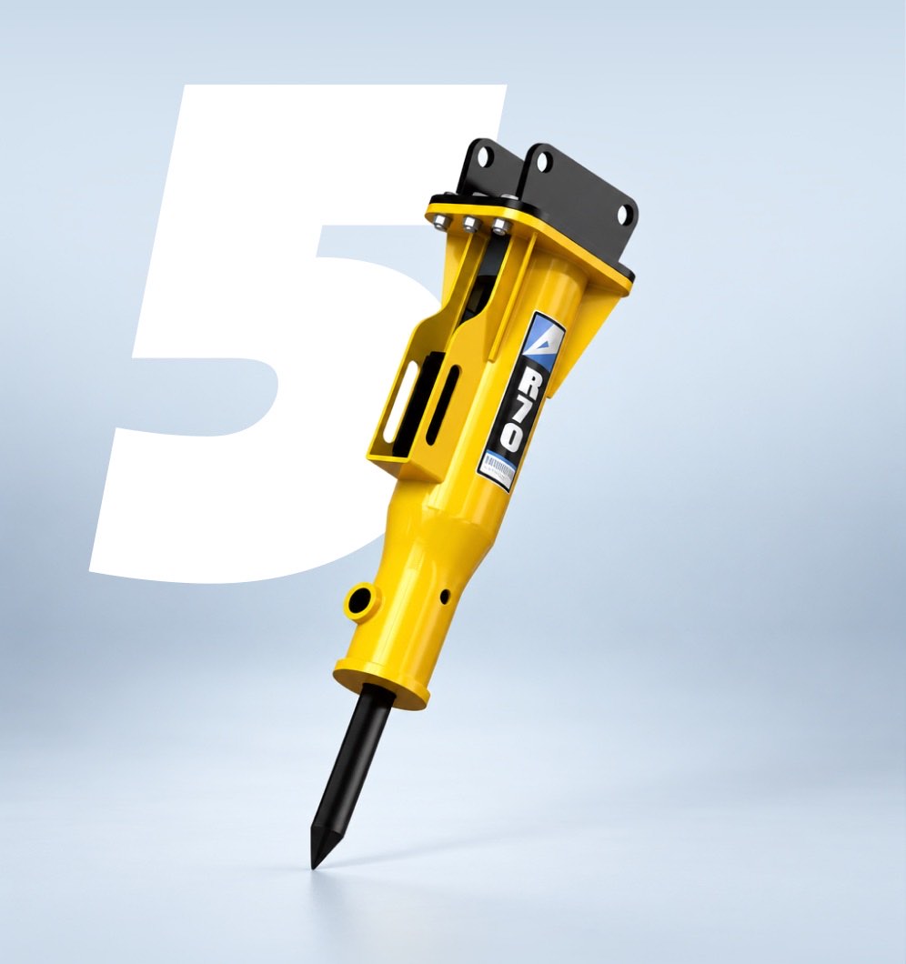 A hydraulic breaker for 5 ton diggers