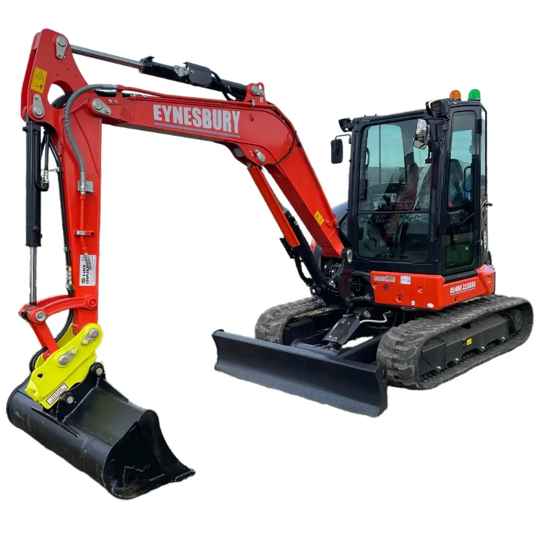 5 ton excavator Image of a 5 ton excavator for hire from Eynesbury Plant Hire in St Neots