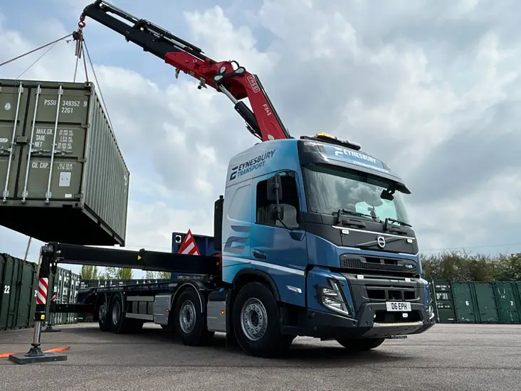 Image of a crane lorry hire from Eynesbury Plant Hire in St Neots