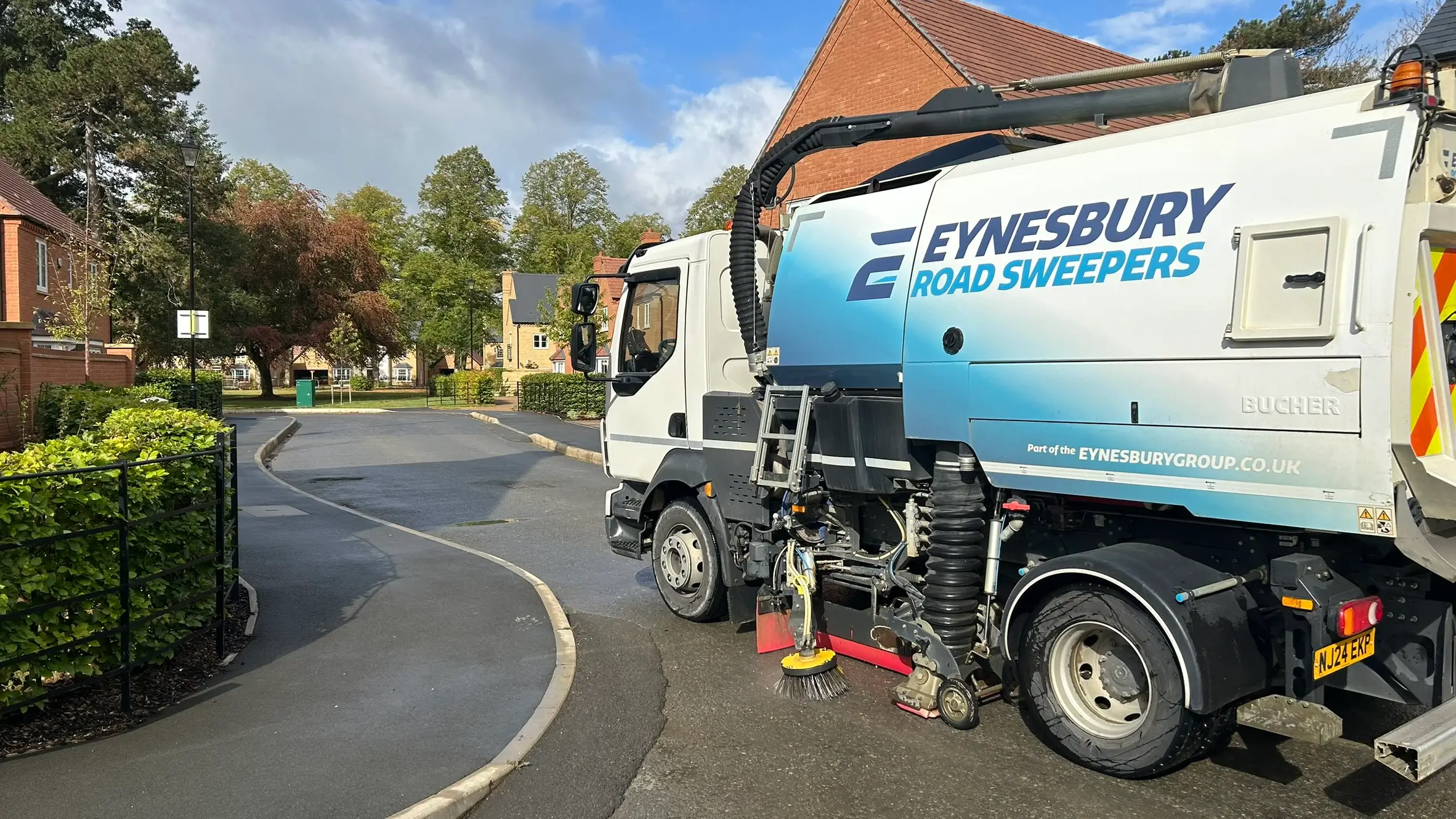Image of a Road Sweeper for Hire in St Neots Cambs